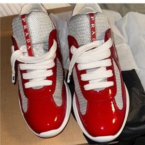 Prada America's Cup biker fabric sneakers